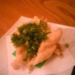 お食事処おおむら - アナゴの天ぷら　¥580　2016.7