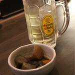 野武士 - ◉2016/07/28/THU お通しの筑前煮が既に旨い！