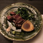 旬菜 おぐら家 - 尾崎牛赤身炭火焼き