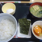 Nakau - こだわり卵朝定食：230円