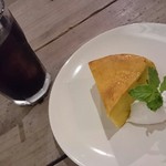 カフェ ジーエー - かぼちゃのチーズケーキ