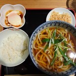 そば処 為治郎 - モーニングセットうどん600円