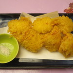 味処 大丸 - 芦屋 佐野さんの とうもろこしの天ぷら 650円