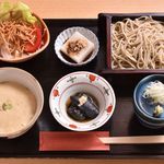 Teuchi Soba Kyou Shinan - 平日限定・ランチとろろ丼（十割せいろ又はかけそばをお選びいただけます）