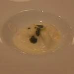 食堂セゾンドール - 根セロリとマスカルポーネチーズニョッキ　バジルの香り