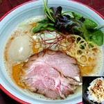 麺屋　むじゃき - 【限定】濃厚オマール海老鶏そば