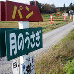 天然酵母パン 月のうさぎ - 道路沿いの看板はコレだけ。