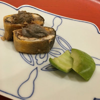 みくり - 鮎のから揚げ　肝のソースで