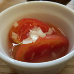 食堂コヨミ - トマトのはちみつマリネ