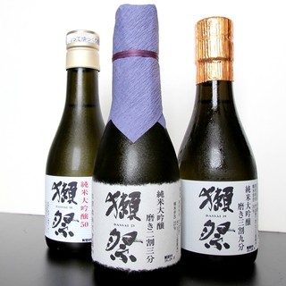 獺祭がお手頃なお値段で楽しめます。