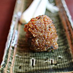 吉祥庵 - 辛口の肉味噌が日本酒に佳く合う