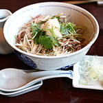 吉祥庵 - 夏のおすすめ「茗荷のぶっかけ蕎麦」