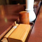 吉祥庵 - テーブルセット「七味/山椒/爪楊枝/醤油」