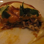 ICARO miyamoto - 秋刀魚のコンフィとスカモルツァチーズのソテー断面