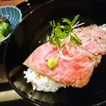 北新地 湯木 - ローストビーフ丼