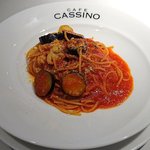 カッシーノ - CAFE CASSINO ＠葛西 ランチセット ナスのトマトパスタ