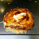 お好み焼き ロンちゃん - 中央部の玉子の状態分かりますか？