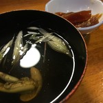 金ちゃん - 肝吸いと奈良漬け