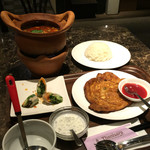 タイレストラン タニサラ - トムヤンクン＋玉子炒めセット　税込1580円