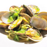 ブロッコリーとあさりのパスタ