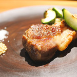 仔羊の薪焼き　ズッキーニ