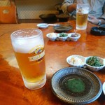 Izakaya Fujikko - まずは生ビールで乾杯！