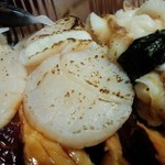 寿司居酒屋 㐂六 - 貝柱は貝を丸々１つつぶしヒモまで！