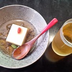 古拙 - 2016.7.30。ビールとお通し。