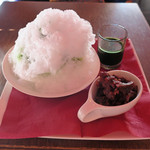 Rue Favart - 抹茶とあずきのかき氷