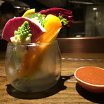 Na Camo guro - 彩り野菜の自家製ディップ