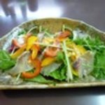 かんちゃん - 「シマアジのマリネ、サラダ仕立て」400円