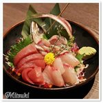 十米 越後の地酒×熟成豚 - 本日の水揚げ3種盛り