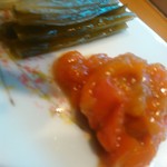 金寿司 - ワカメの茎と玉子の味噌漬