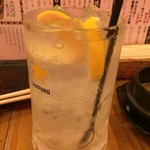 Taishuusakaba Gorou - 160729東京　酒場五郎神田西口店　レモンサワーメガジョッキ
