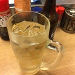 晩杯屋 - 160729東京　晩杯屋大山店　ホッピー白