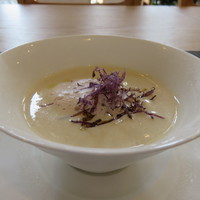 RESTAURANT AKIYAMA - きたあかりの冷たいスープ