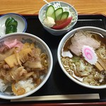 Touei Ken - 豚丼セット(H28.7.23)