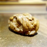 菊鮨 - ［2016/07］寿司⑩ 唐津産赤ウニの握り 赤酢