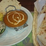 インド料理専門店 クシュクシュ - 7/30ナンセットシーフードマサラ