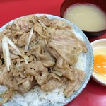 名物 スタ丼 サッポロラーメン - スタ丼サッポロラーメン国立本店(スタミナ丼)