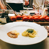 La Brianza - 紫蘇ソースのパスタ  ポルチーニソースのラビオリ