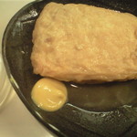 元祖立ち飲み屋 - 20160730　（名物）きつね煮（130円税込）