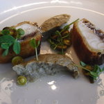 Wattle Tokyo - メイン（真鯛のパイ包み焼き・なすのペースト）