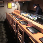 祇園寿司 - カウンター席♪