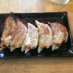 ビアガーデンはずみ - H28.07.10　ランチの餃子定食500円。
