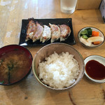 ビアガーデンはずみ - H28.07.10　ランチの定食500円。
