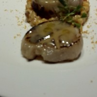  「メトロポリタングリル」 ヒルトン東京 - ホタテの前菜