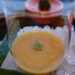 ナベノ-イズム - 赤肉メロンのガスパチョ