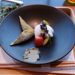 鮎と江戸野菜
