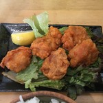 ビアガーデンはずみ - H28.07.31　新たに加わった、唐揚げ定食500円。